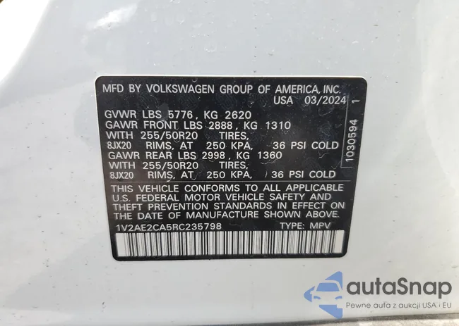 1V2AE2CA5RC235798: 56500465