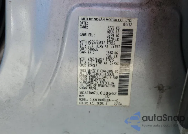 5N1AR1NN7CC618662: 55346995