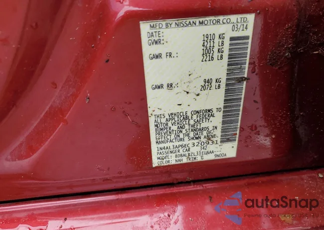 1N4AL3AP6EC320931: 56090875