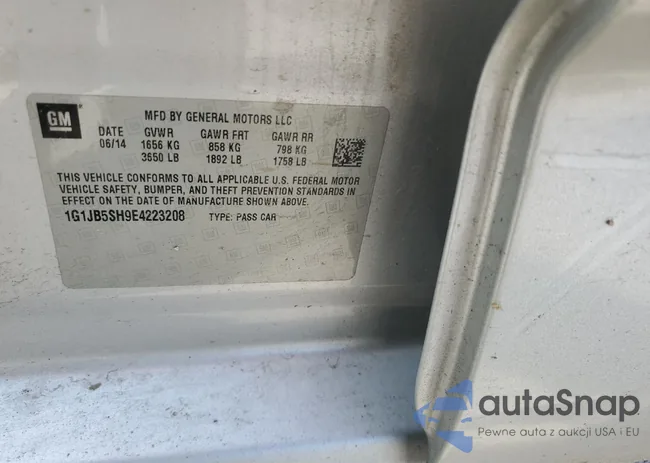 1G1JB5SH9E4223208: 58611245