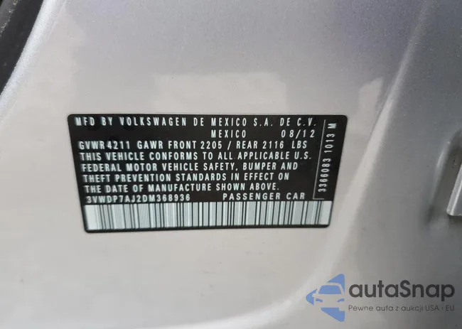 3VWDP7AJ2DM368936: 57335015