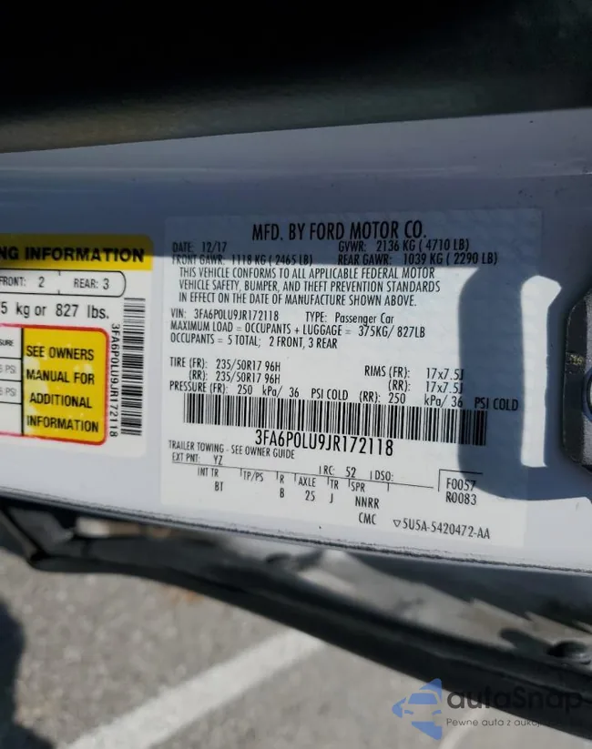 3FA6P0LU9JR172118: 54042425