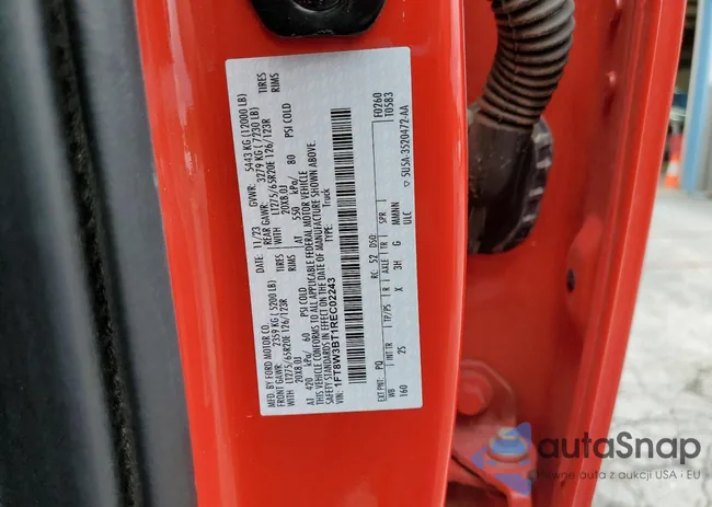 1FT8W3BT1REC02243: 55455565