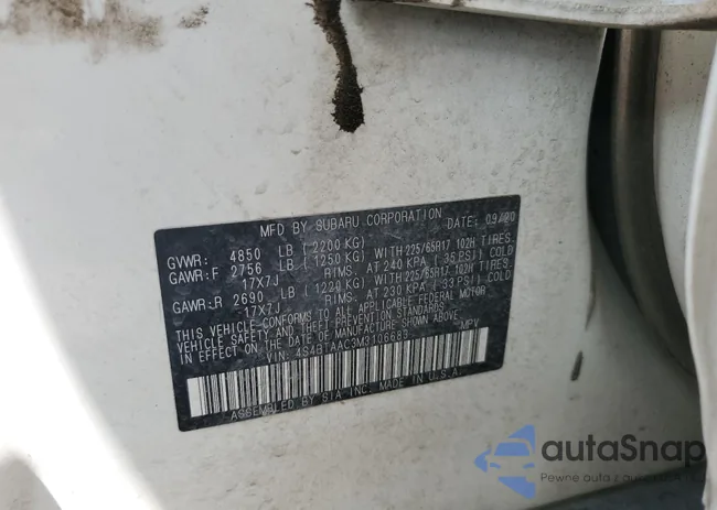 4S4BTAAC3M3106683: 55268605