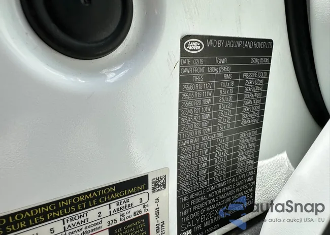 SALYB2EXXKA217754: 58660235