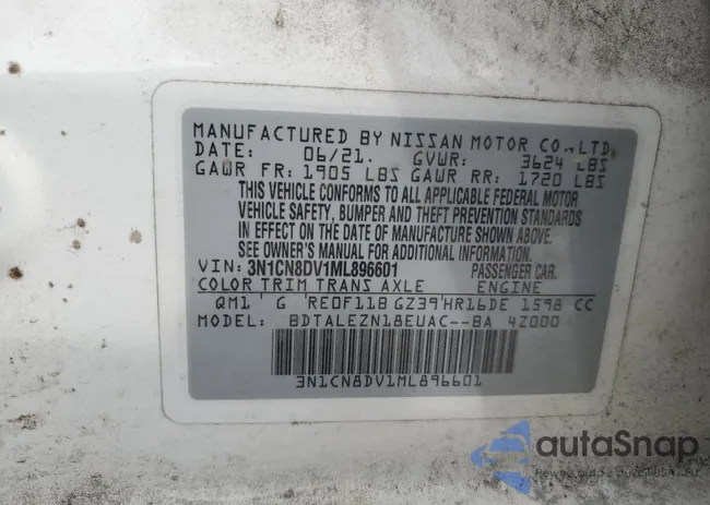 3N1CN8DV1ML896601: 58873695