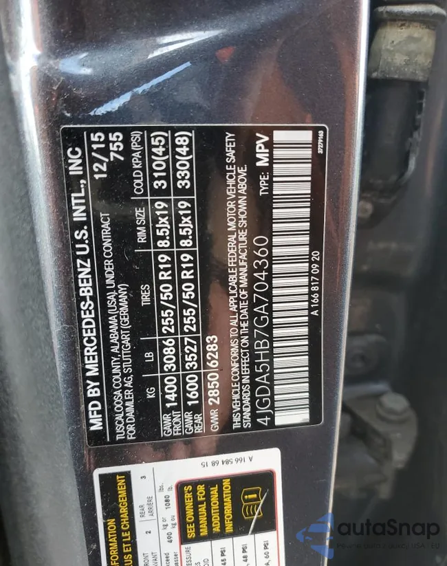 4JGDA5HB7GA704360: 55438815