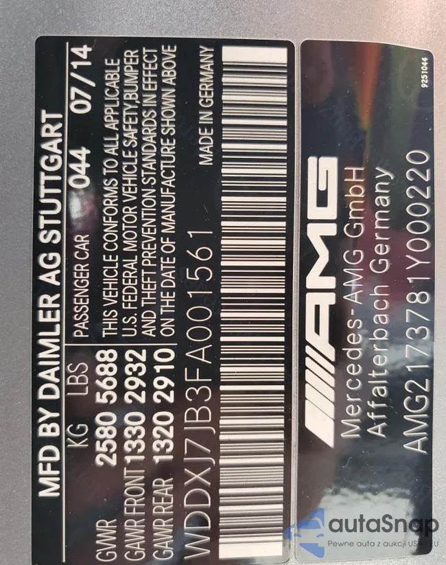 WDDXJ7JB3FA001561: 57062885