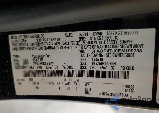 3FADP4TJ0EM199733: 55895215