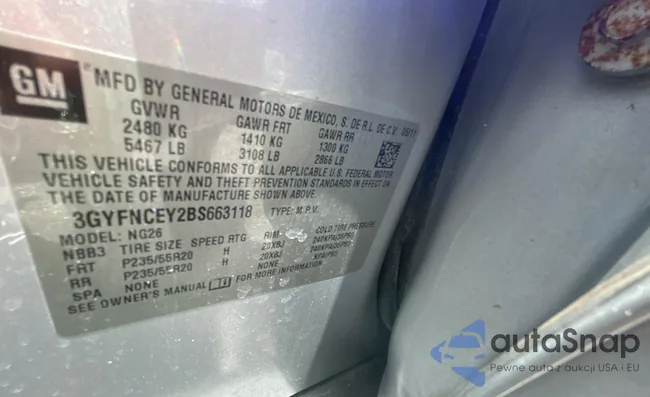 3GYFNCEY2BS663118: 57292295