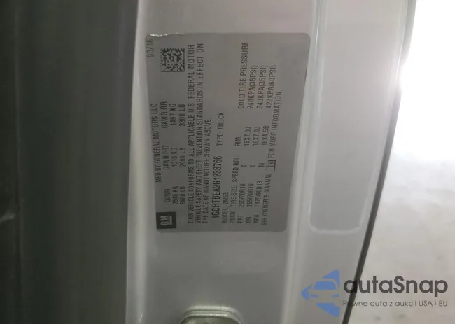 1GCHTBEA2G1238766: 55116665