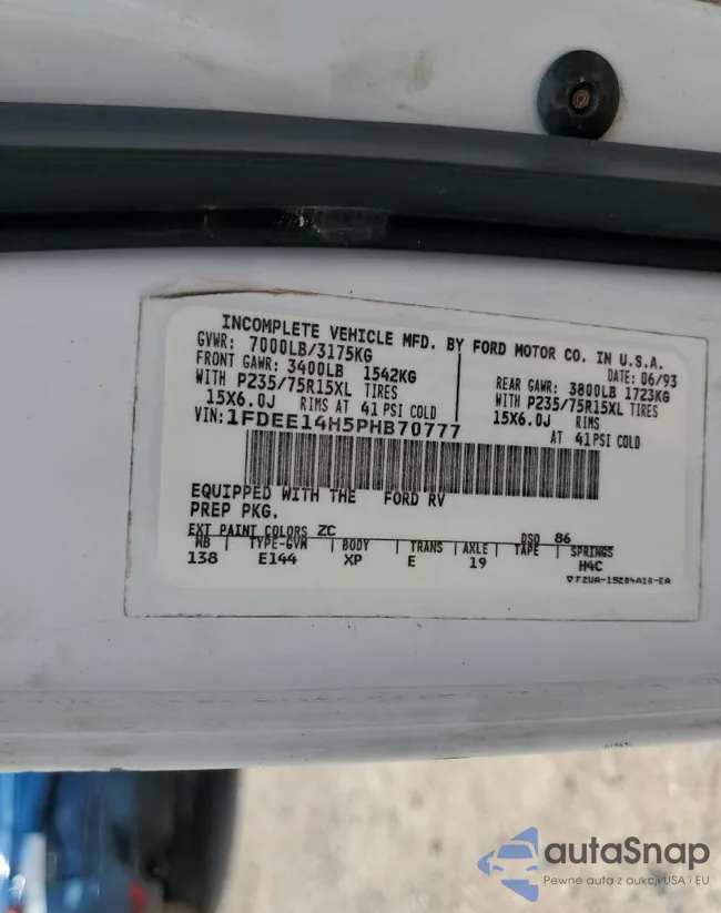 1FDEE14H5PHB70777: 56569945