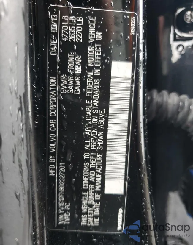 YV1612FH8D2227201: 55807495