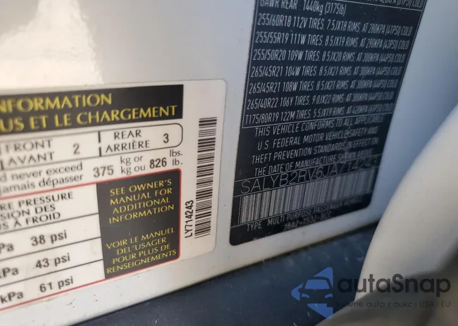 SALYB2RV6JA714243: 57104775