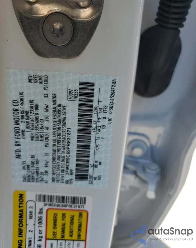 3FMCR9C69PRE31871: 58781374