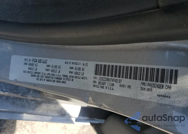 1C3CCCAB1FN742137: 60944624