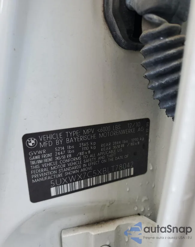 5UXWX7C5XBLT78042: 59965405