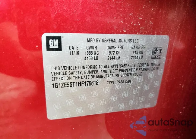 1G1ZE5ST1HF176618: 62361685