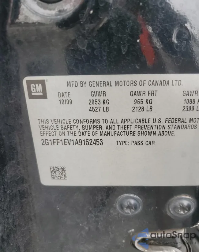 2G1FF1EV1A9152453: 59266525