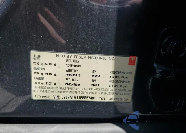 5YJSA1H11EFP57491: 61332585