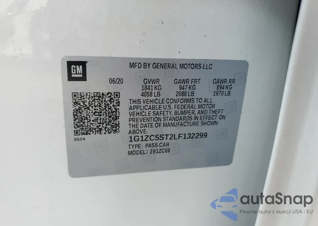 1G1ZC5ST2LF132299: 57068565