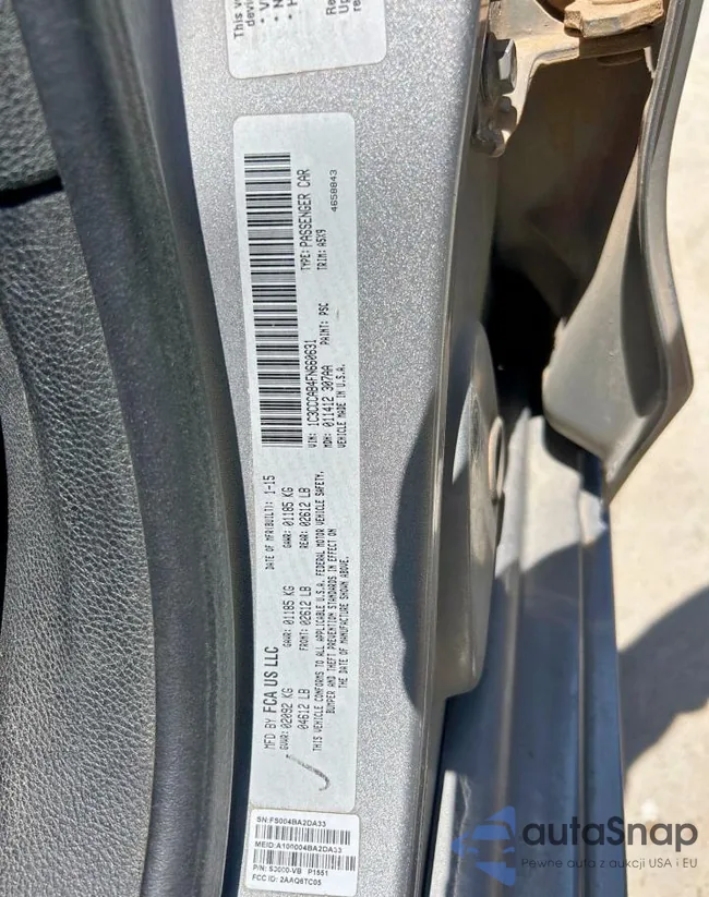 1C3CCCAB4FN660631: 59960725