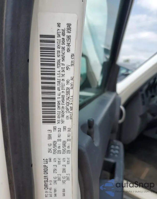 1D4PT4GK1AW158630: 61755085