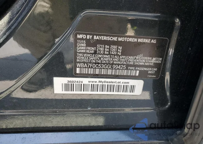 WBA7F0C53GGL99425: 59640465