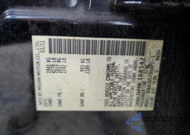 1N4AL2AP4BC168542: 60306475