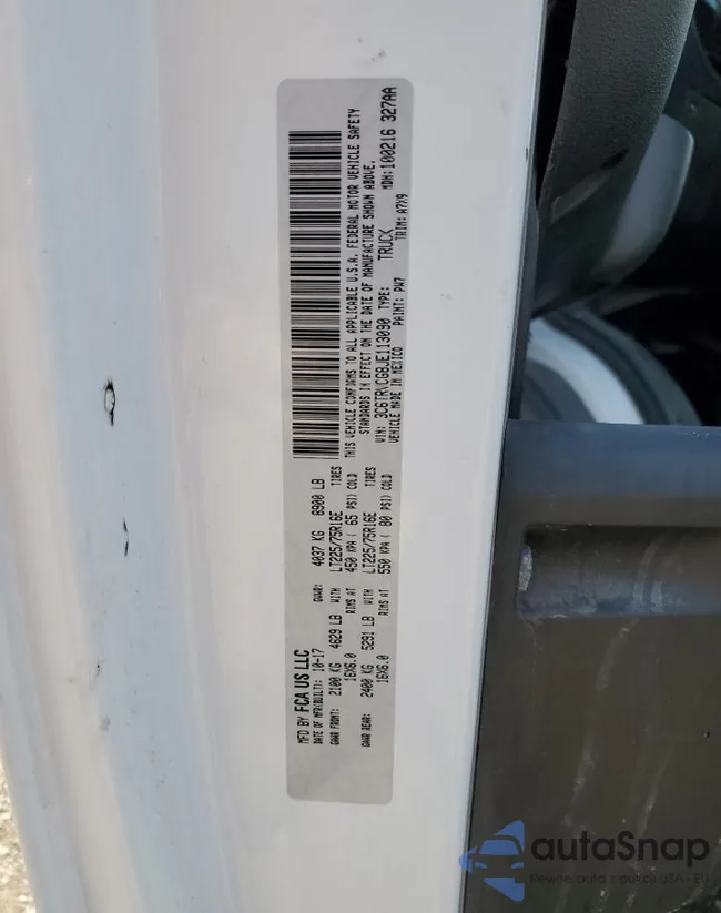 3C6TRVCG8JE113090: 62708845