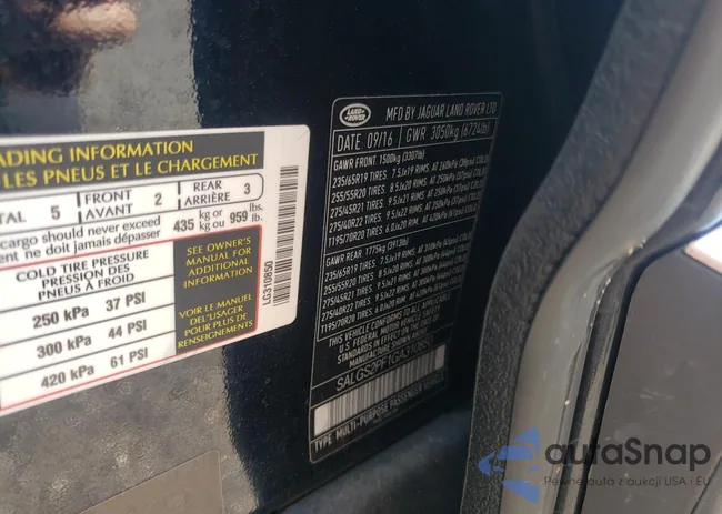 SALGS2PF1GA310850: 61852865