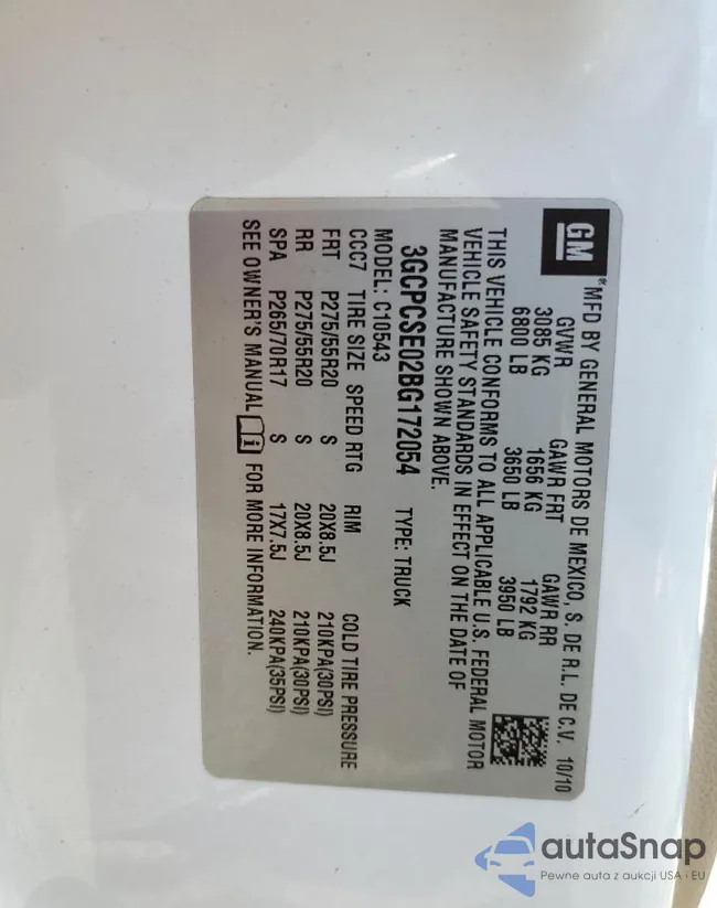 3GCPCSE02BG172054: 62017385