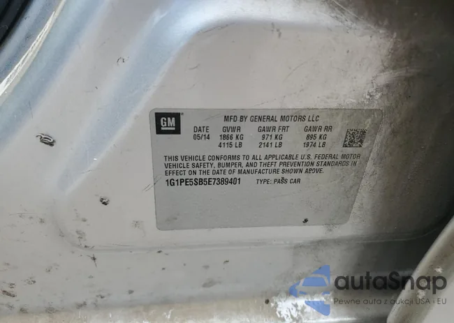 1G1PE5SB5E7389401: 61292535