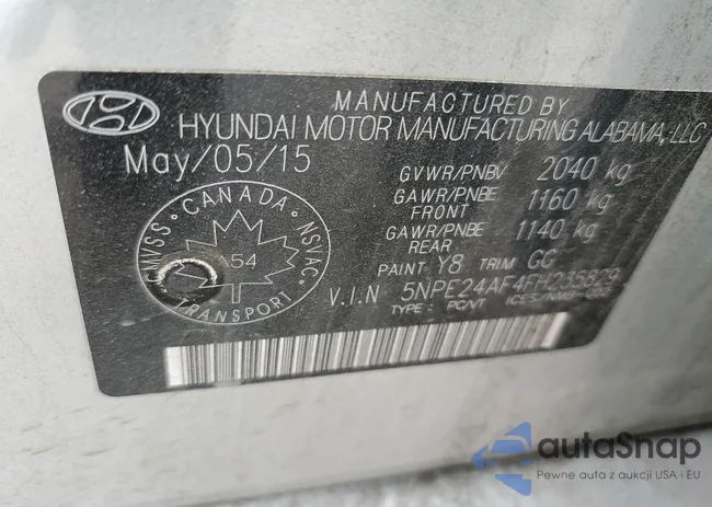 5NPE24AF4FH235829: 60315775