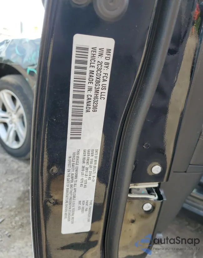 2C3CDXBG3MH632369: 62124375