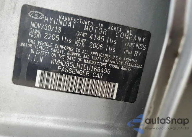 KMHD35LH1EU166496: 61120775