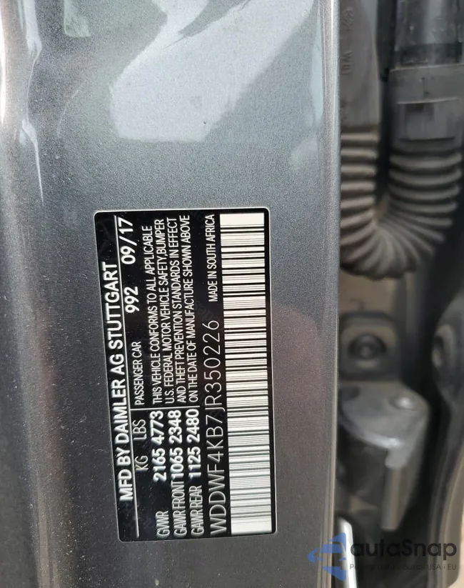 WDDWF4KB7JR350226: 61733245