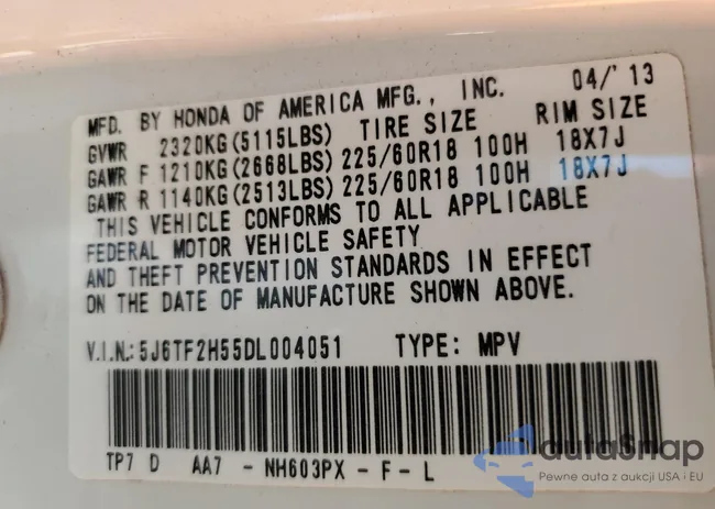 5J6TF2H55DL004051: 60465865