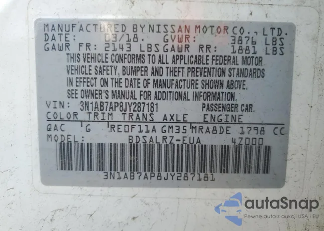 3N1AB7AP8JY287181: 61994915