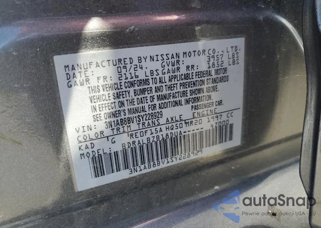 3N1AB8BV1SY228929: 61418405