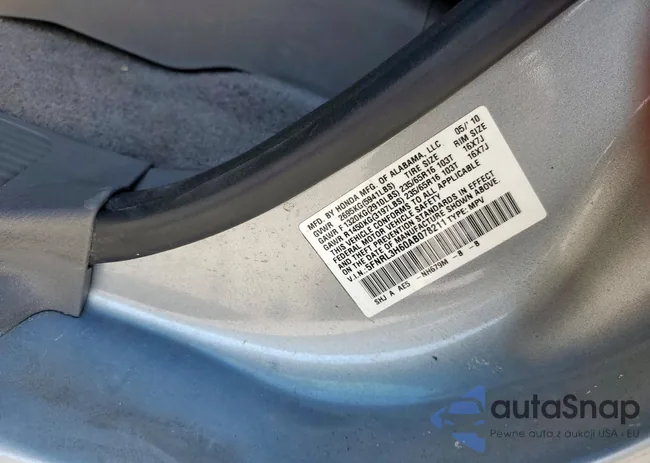 5FNRL3H60AB078211: 62430065