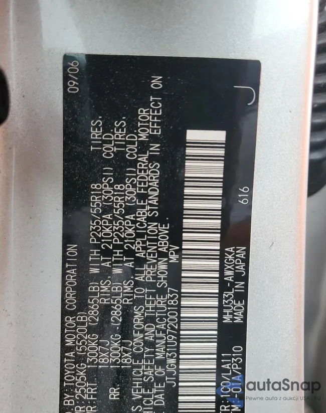 JTJGW31U972001837: 61305465