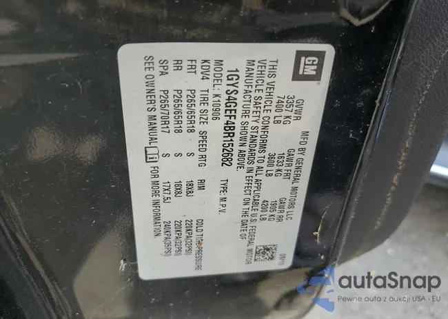 1GYS4GEF4BR152682: 60490595