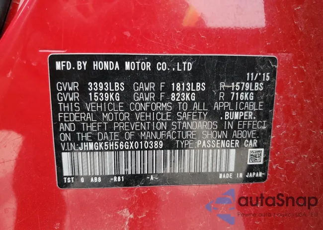 JHMGK5H56GX010389: 60806645