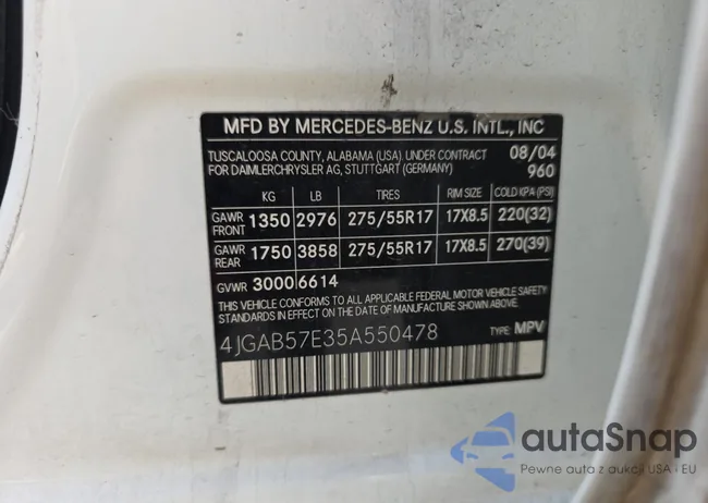 4JGAB57E35A550478: 62419825