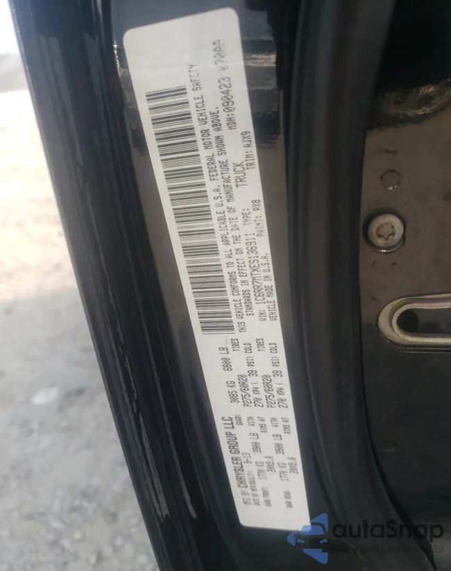 1C6RR7MTXES136911: 62256965