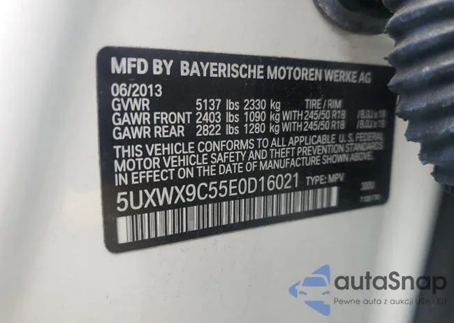 5UXWX9C55E0D16021: 62723925