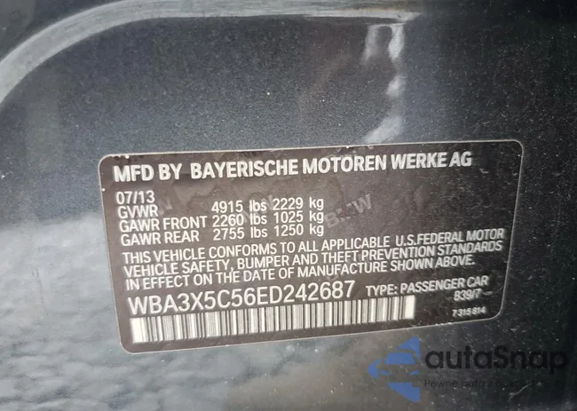 WBA3X5C56ED242687: 59803425