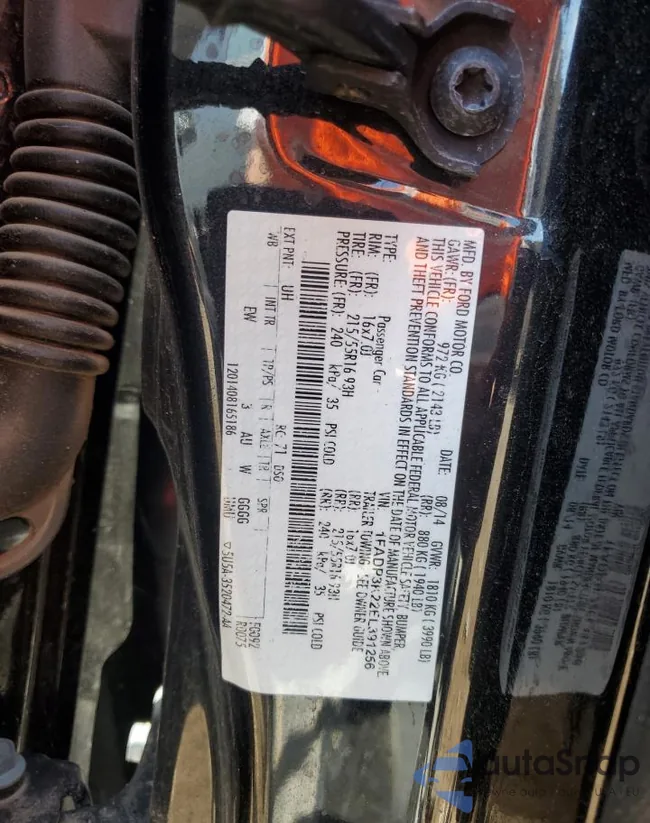 1FADP3K22EL391256: 60327015