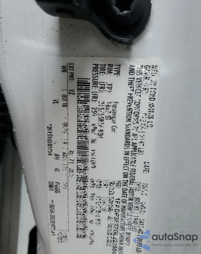 1FADP3F27GL222556: 59638585